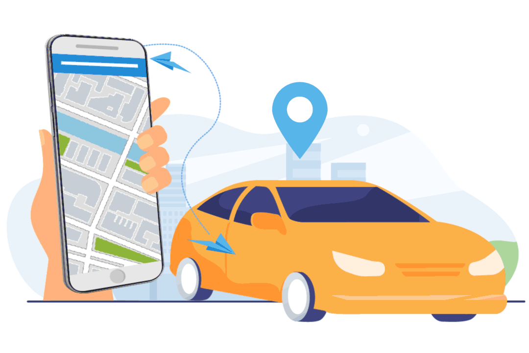 Sky Tracker live tracking dashboard showing vehicle positions updating in real time